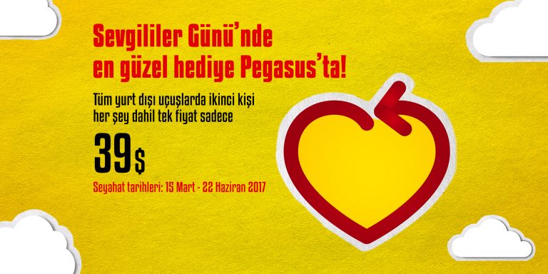 Pegasus’dan Sevgililer Günü Kampanyası