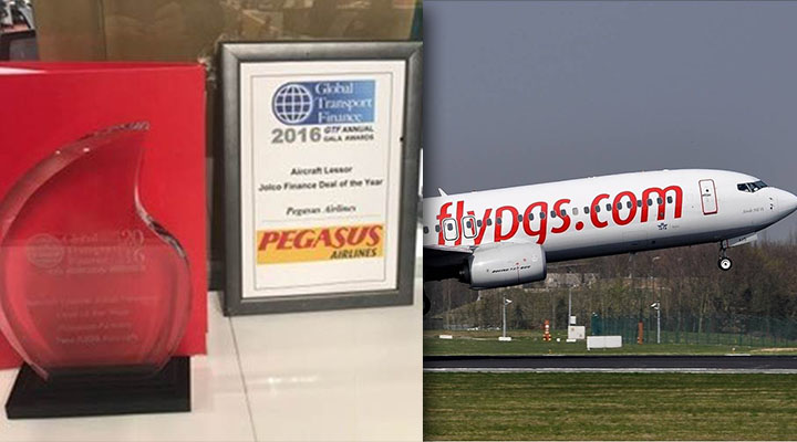 Pegasus, “Yılın En İyi JOLCO Uçak Finansmanı Ödülü”nü Aldı
