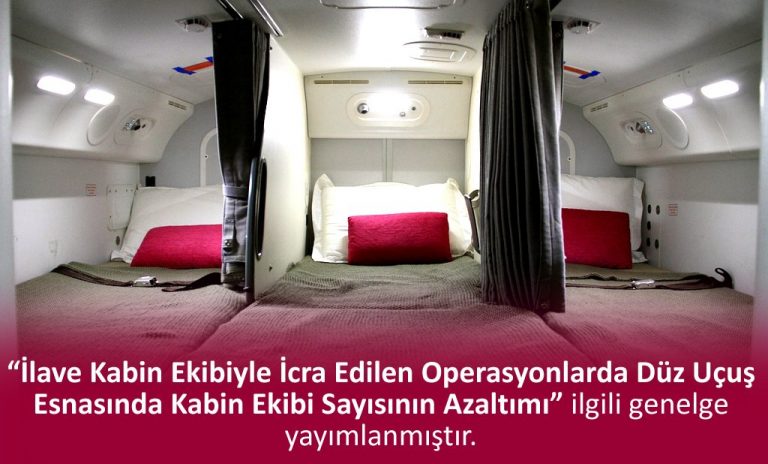 SHGM’nden İlave Kabin Ekibi Genelgesi