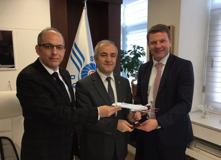 SunExpress yönetimi SGHM Genel Müdürünü Ziyaret Etti