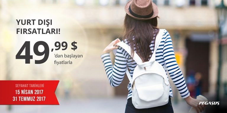 Pegasus’tan Yurt Dışı Uçuşlarında Büyük Fırsat