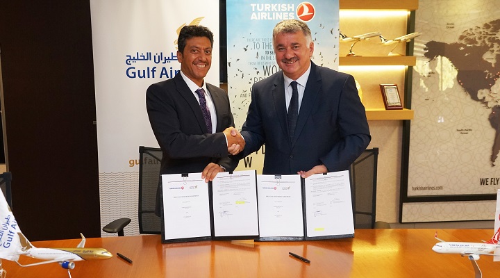 THY ve Gulf Air Arasında Kod Paylaşımı Anlaşması İmzalandı