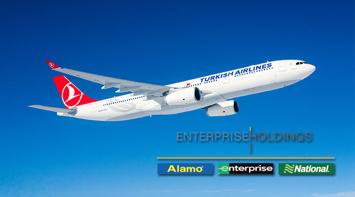 Türk Hava Yolları ile Enterprise Holdings Güç Birliği