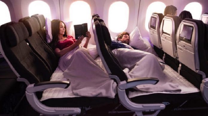 These airplane 'seats' are the closest thing to your bed at home
