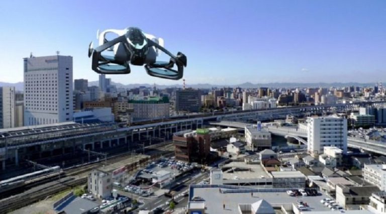 Japonya “Dünyanın en küçük uçan arabası” VTOL’ü tanıttı