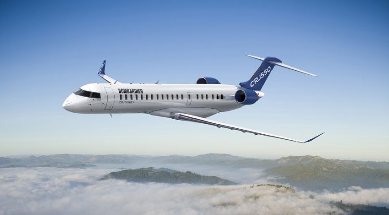 Bombardier’den bölgesel pazara yeni üye; CRJ550