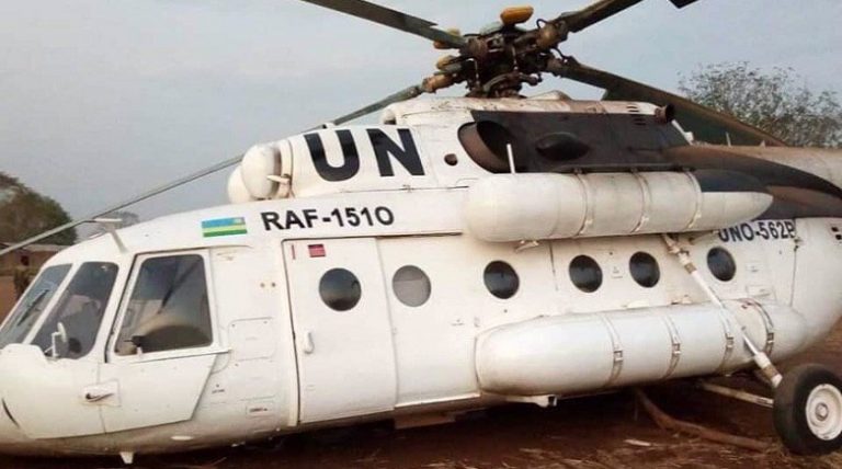 Güney Sudan’da BM Helikopteri Kalkışta Düştü