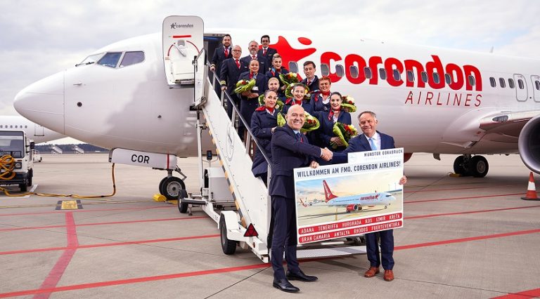 Corendon, 15’inci yılına Münster-Rodos uçuşuyla girdi