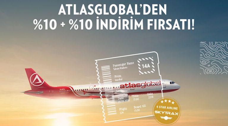Atlasglobal’den biletlerini ZUBİZU ile alanlara yüzde 10 indirim sürprizi