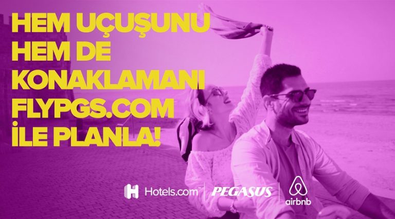 Pegasus’tan Hotels.com ve Airbnb iş birliği