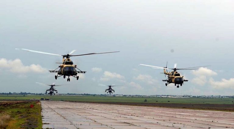 Anadolu Ankası’na katılacak helikopterler Azerbaycan’dan yola çıktı