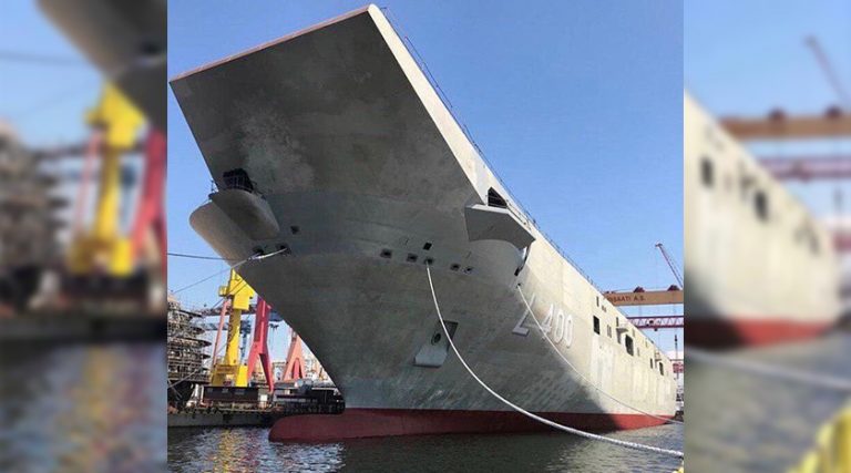 TCG Anadolu Suya Kavuştu