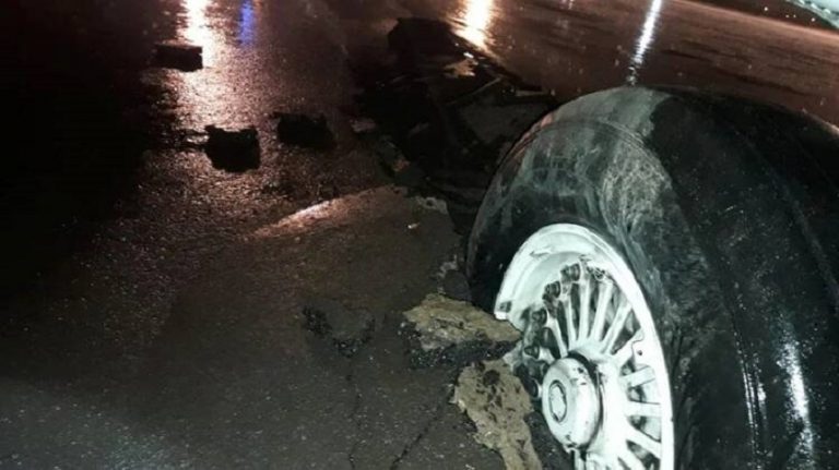 Pilot orta hattı kaçırdı, uçak zemine saplandı