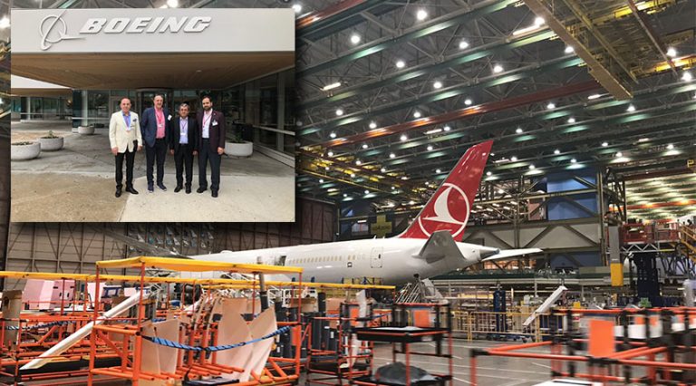 NATO Parlamenterler Delagasyonu Heyeti Boeing’i Ziyaret Etti