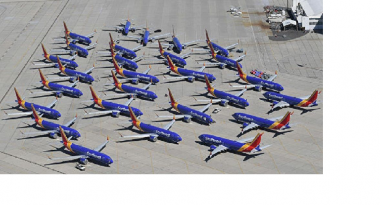 Boeing 737 MAX’lar uçak mezarlığında