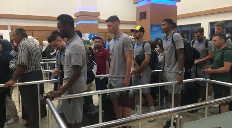 Avrupa fatihi Trabzonspor’dan, Havalimanında dikkat çeken görüntü
