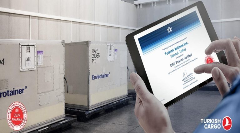 Turkish Cargo, IATA CEIV Pharma sertifikasını yeniledi
