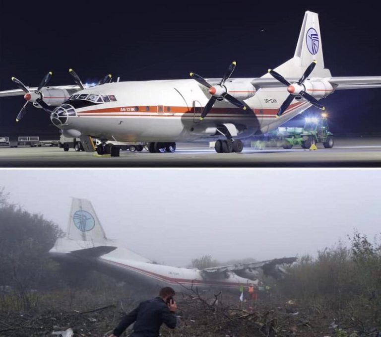 Ukrayna’da Antonov-12 düştü, 5 kişi hayatını kaybetti