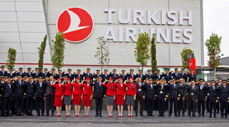 THY uçuş ekiplerinden ‘Mehmetçiğe selam gönder’ kampanyasına destek