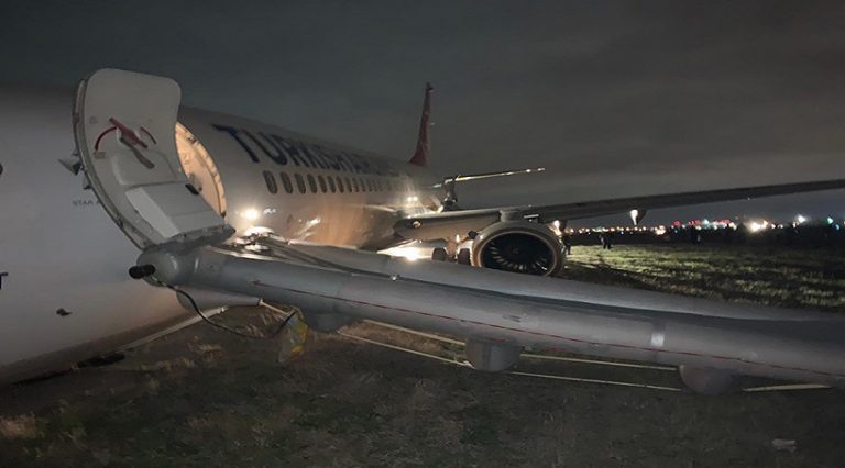 DHMİ ARFF ekibi Odessa’da pistten çıkan uçağı kurtarmaya gidiyor