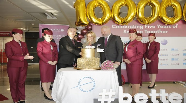 Qatar Airways 1 milyonuncu yolcusunu Sabiha Gökçen Uluslararası Havalimanı’nda Karşıladı