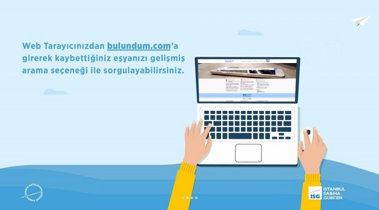 Sabiha Gökçen Havalimanı’nda “bulundum.com” uygulaması hayata geçti