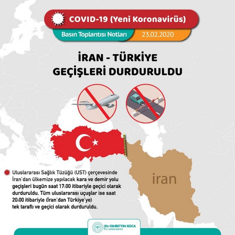 İran uçuşları durduruldu