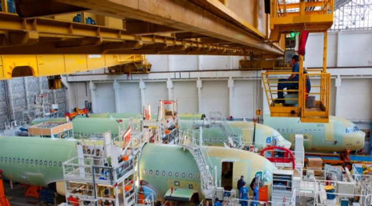 Airbus Çin’in Tianjin tesisindeki üretimi geçici olarak durduruyor