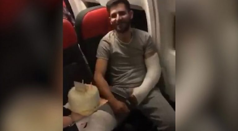 İdlib gazisine THY’den sürpriz doğum günü