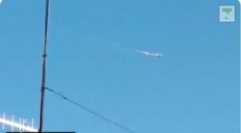Mig-31’in düşüş anı böyle görüntülendi