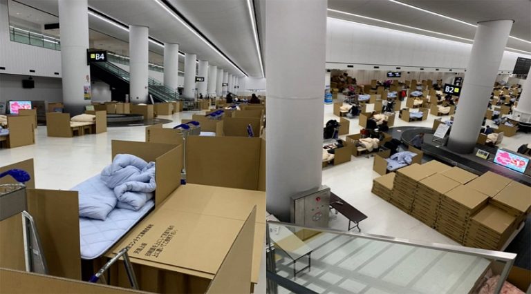 Narita Havalimanı’nda test sonuçlarını böyle beklediler