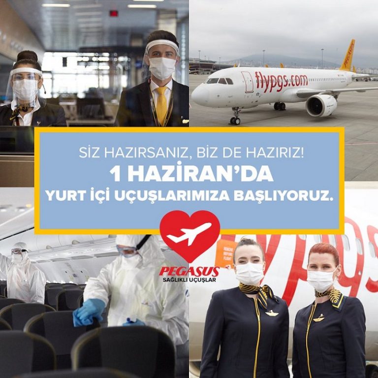 Pegasus Hava Yolları’ndan misafirlerine mesaj