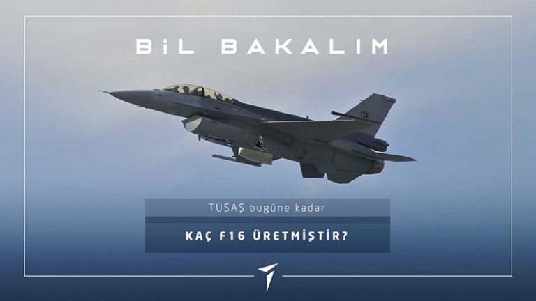 TUSAŞ, bugüne kadar kaç F-16 üretti?