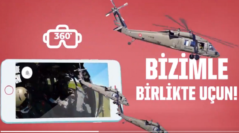 Jandarma Genel Komutanlığından 360 derece helikopter videosu