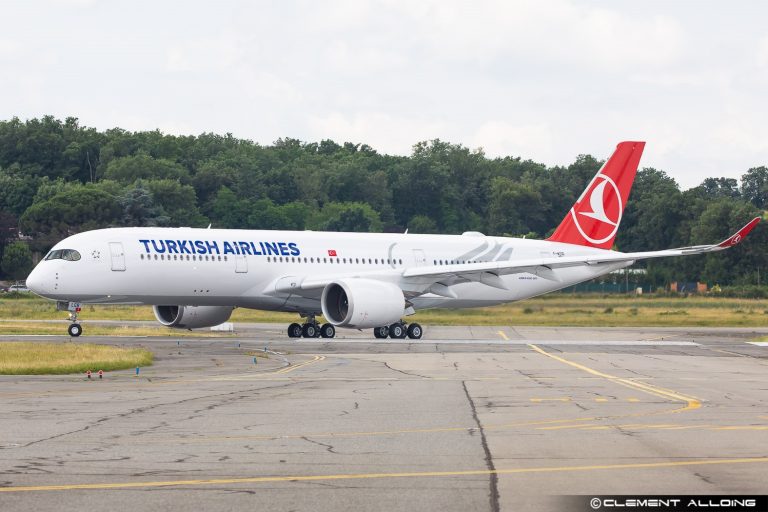 THY’nin sipariş ettiği ikinci A350 görüntülendi
