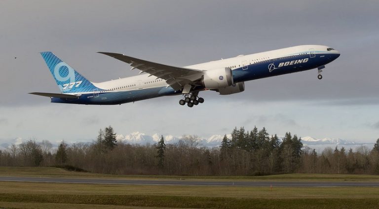 Boeing, 777X’i corona virüsü salgını nedeni ile 2021’de piyasa sürecek
