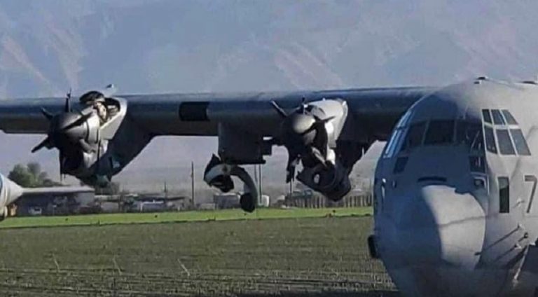 F-35 ile KC-130J havada yakıt ikmali operasyonu sırasında çarpıştı