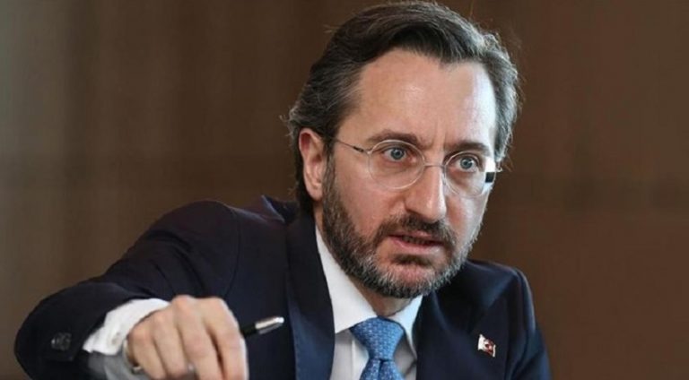 İletişim Başkanı Altun: “Ermenistan’a ait savaş uçağının Türk F-16’sı tarafından düşürüldüğü yalan”