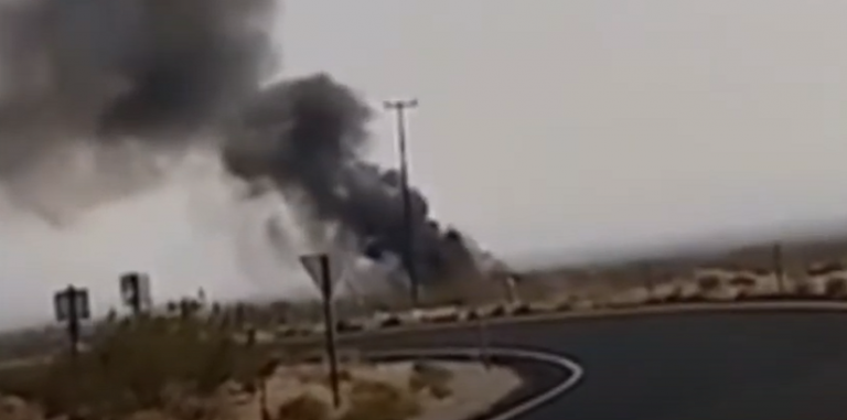 ABD’de F/A-18E Super Hornet düştü (Video)