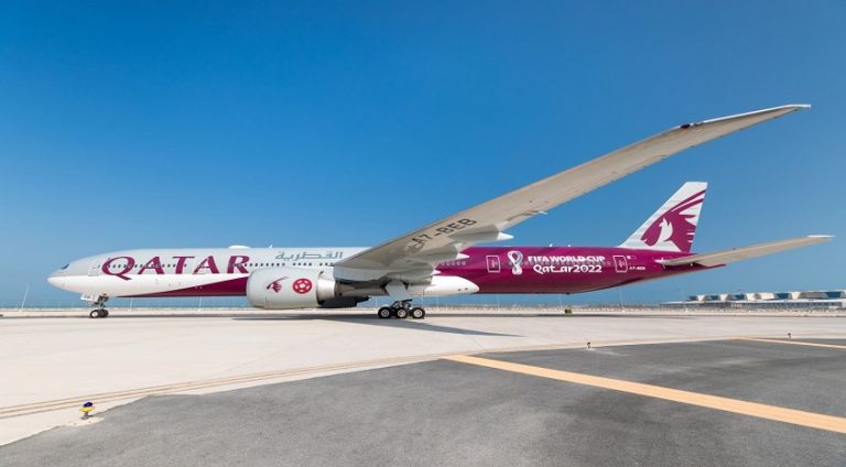 Qatar Airways, Katar’da Düzenlenecek “FIFA Dünya Kupası 2022TM” Temalı Uçağını Görücüye Çıkarıyor