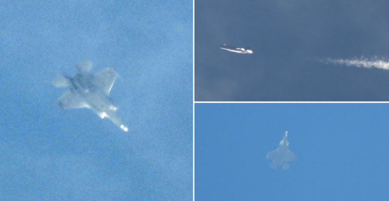 İsrail F-35’leri Lübnan gökyüzünde ilk kez fotoğraflandı