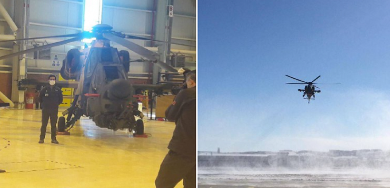 Kara Kuvvetleri Komutanlığı’na yeni ATAK helikopteri teslim edildi