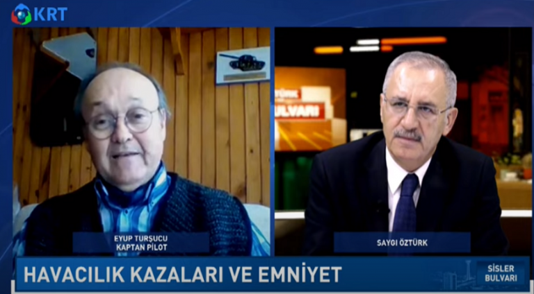 Kaza İnceleme Uzmanı Kaptan Pilot (E) Eyup Turşucu, Havacılık Kazaları ve Uçuş Emniyeti konularını değerlendirdi