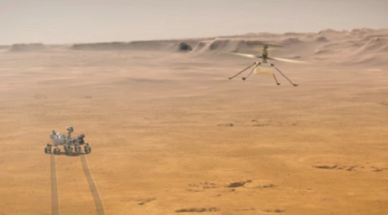 NASA Mars’ta ilk kez helikopter uçurdu (güncellendi)