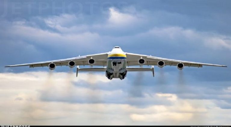 Antonov An-225 çitleri böyle kırdı (video)