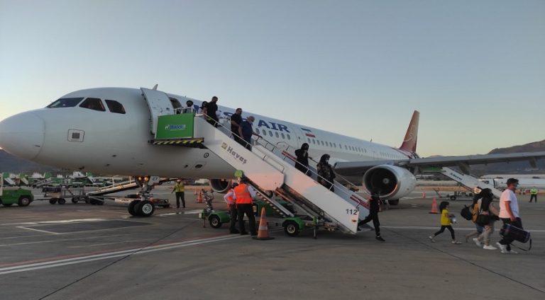 Gazipaşa-Alanya Kish Air’in ilk seferini karşıladı