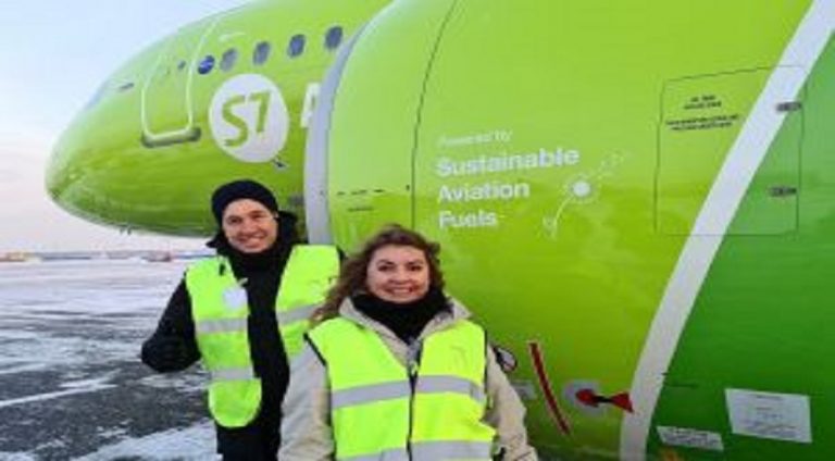 S7 Airlines ilk uçuşunu biyoyakıt kullanarak yaptı