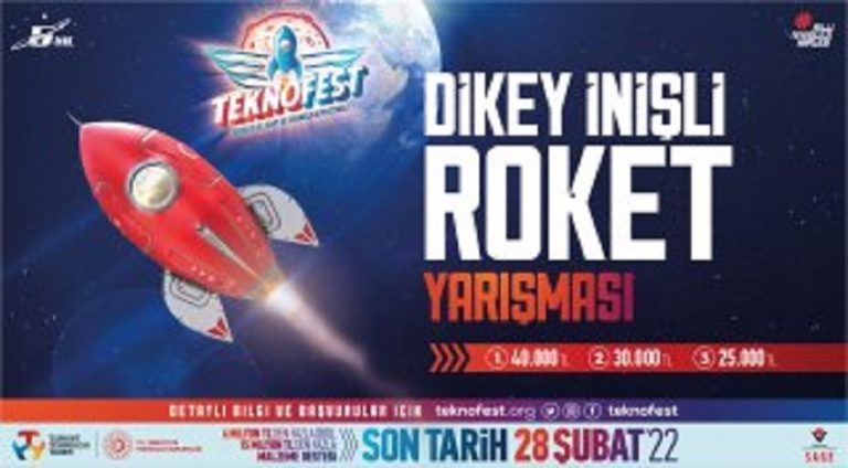TEKNOFEST’ten Yine Bir İlk: Dikey İnişli Roket Yarışması