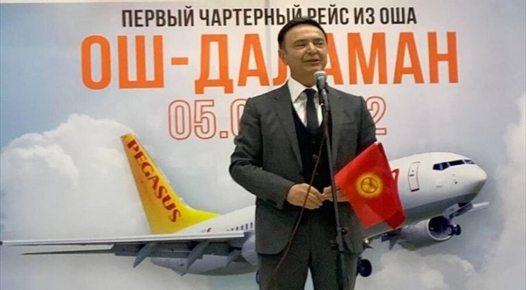 Kırgızistan’dan Dalaman’a doğrudan uçuşlar başladı