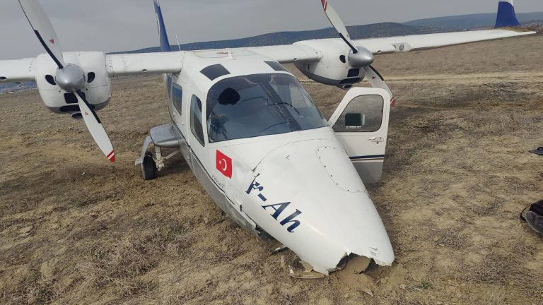 Isparta’da eğitim uçağı kırıma uğradı